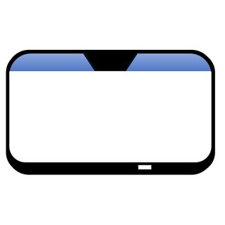 Windschutzscheibe GR�N BLAUKEIL SOLAR SICHTFENSTER