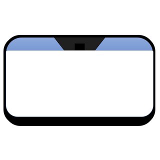 Windschutzscheibe GR�N BLAUKEIL SPIEGELFLECK