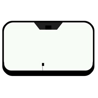 Windschutzscheibe GR�N SOLAR HEIZBAR SPIEGELFLECK